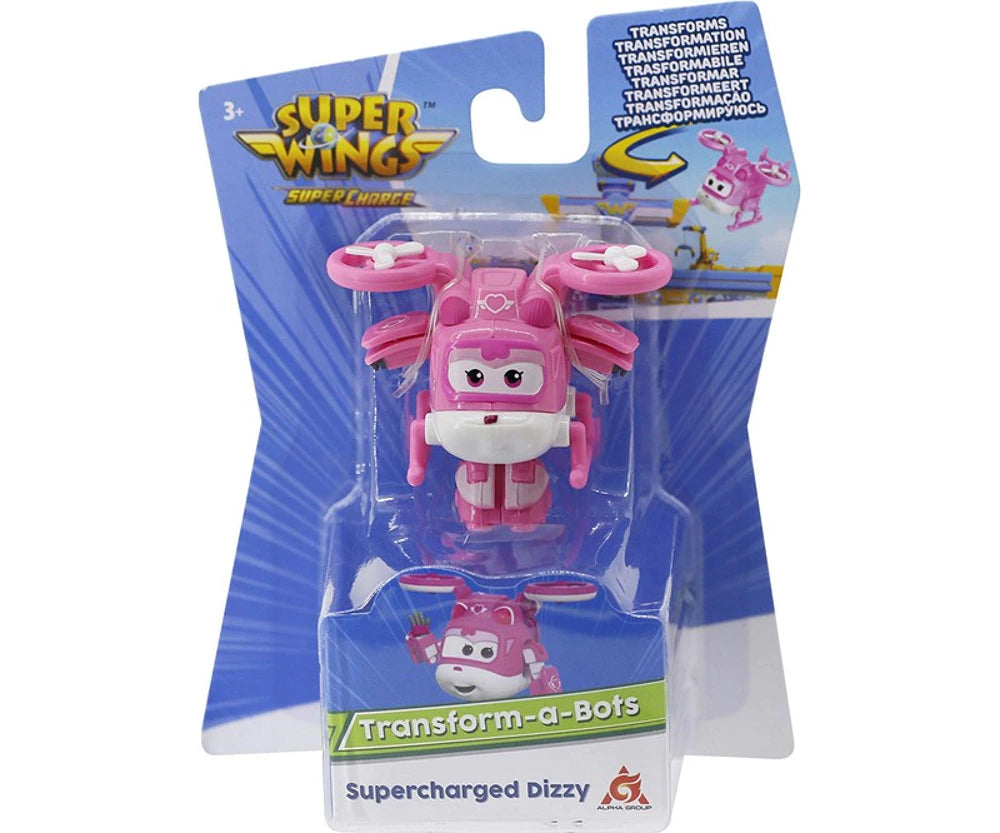 Super Wings Transform-a-Bots Supercharged Dizzy