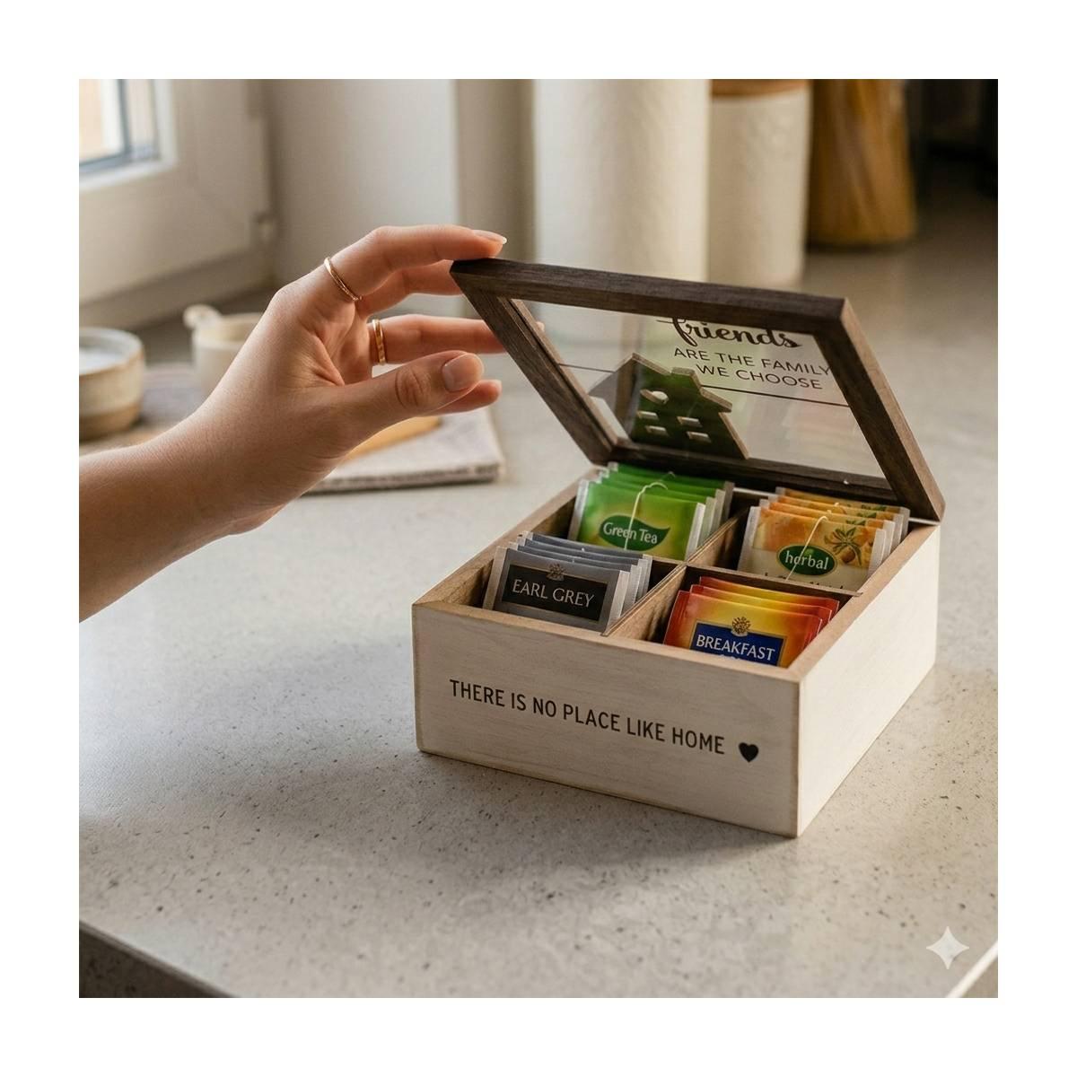 SCATOLA SHABBY PORTA TE'