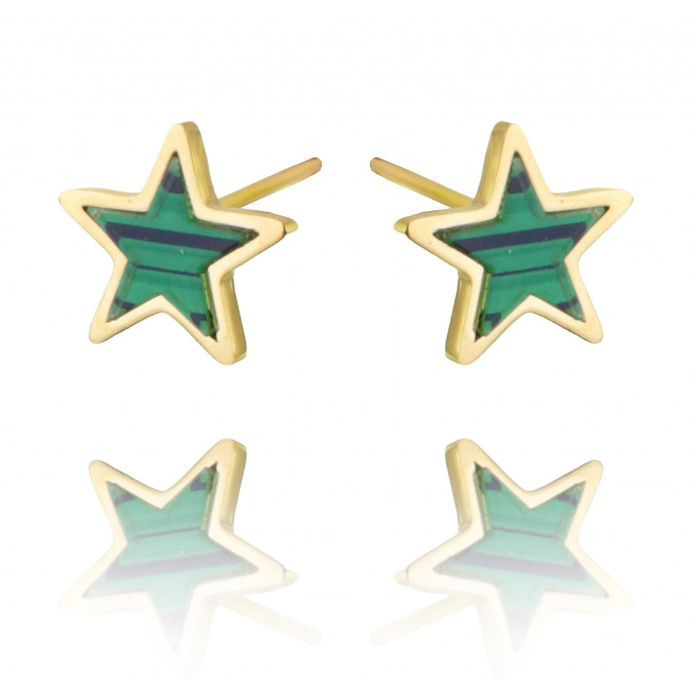 ORECCHINI STELLA VERDE