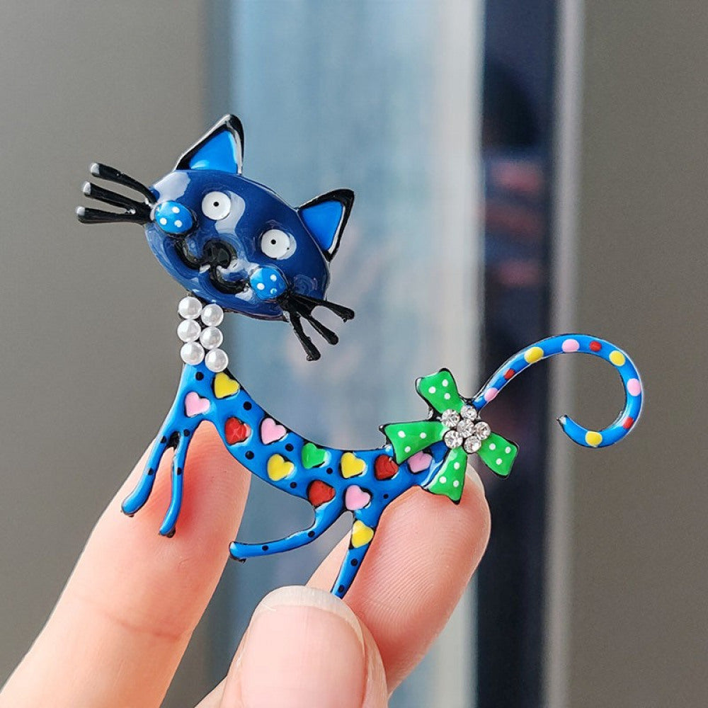 SPILLA GATTO BLU