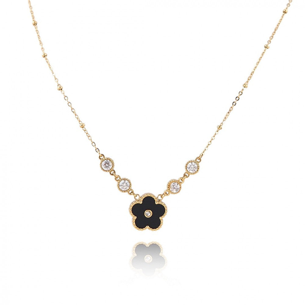 COLLANA GIGLIO NERO