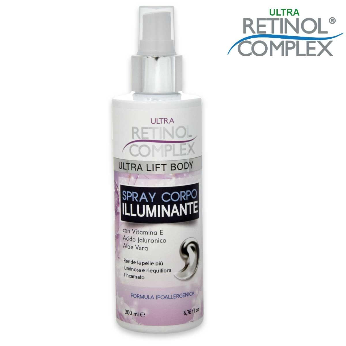 RETINOL COMPLEX : spray illuminante viso e corpo