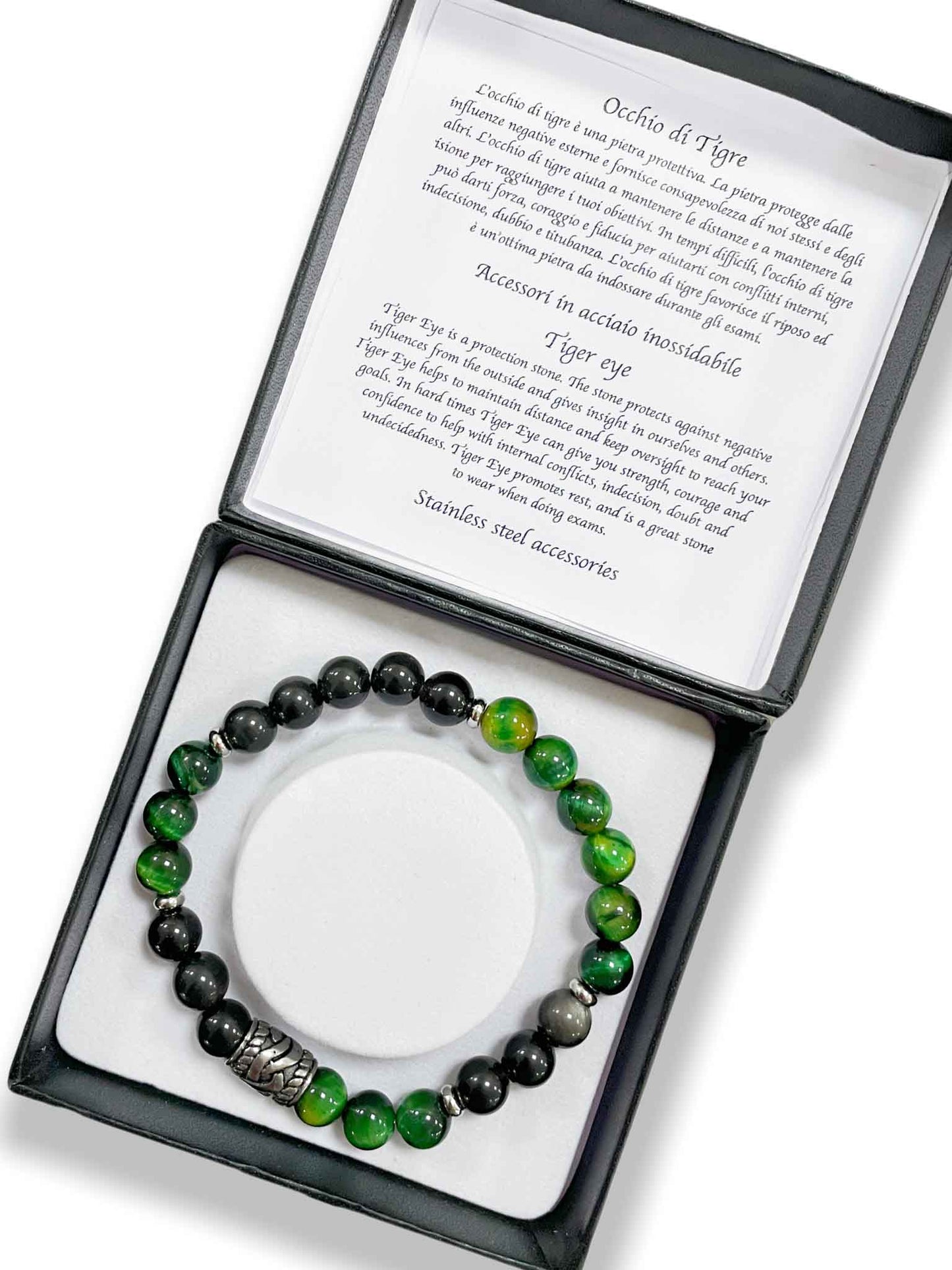 BRACCIALE OCCHIO DI TIGRE GREEN