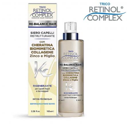Trico retinol complex siero con cheratina biomimetica & collagene
