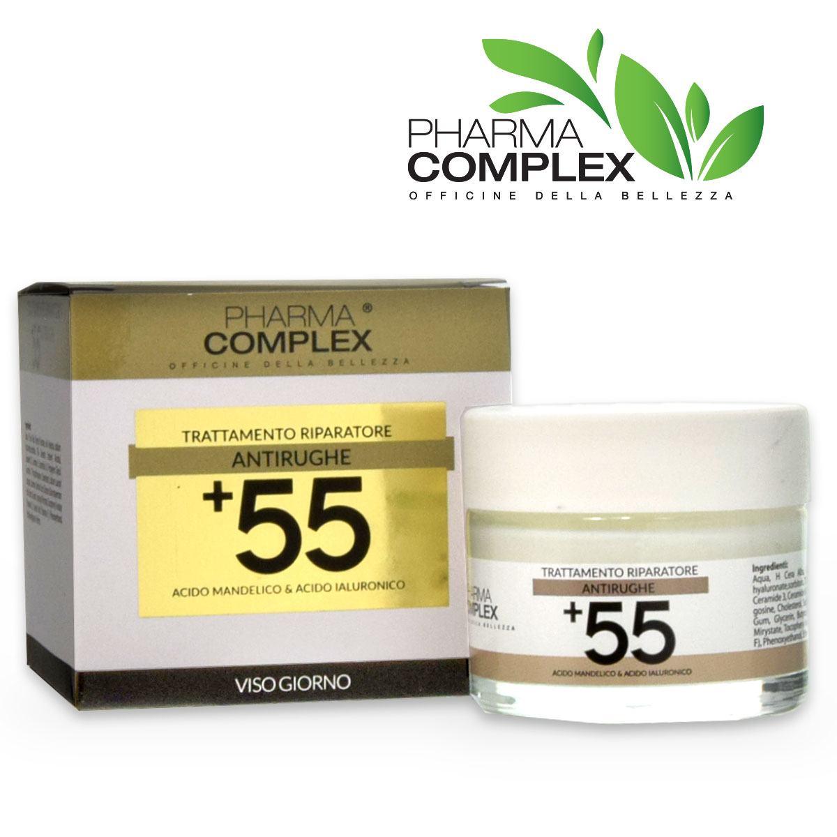 Pharma complex crema viso antirughe + 55