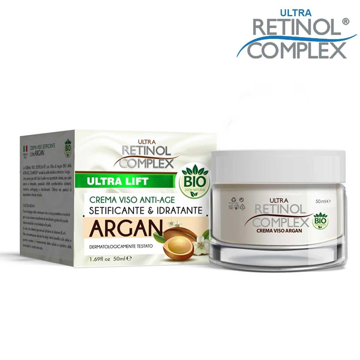 Retinol complex crema viso anti-age argan