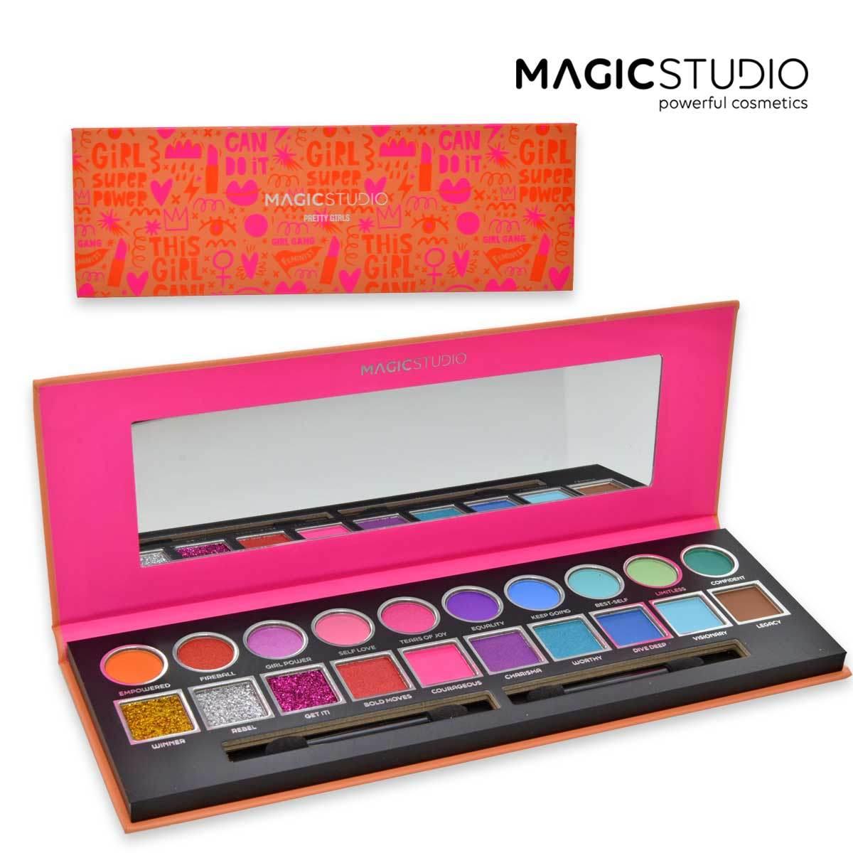 Magic studio pretty girls eyeshadows palette
