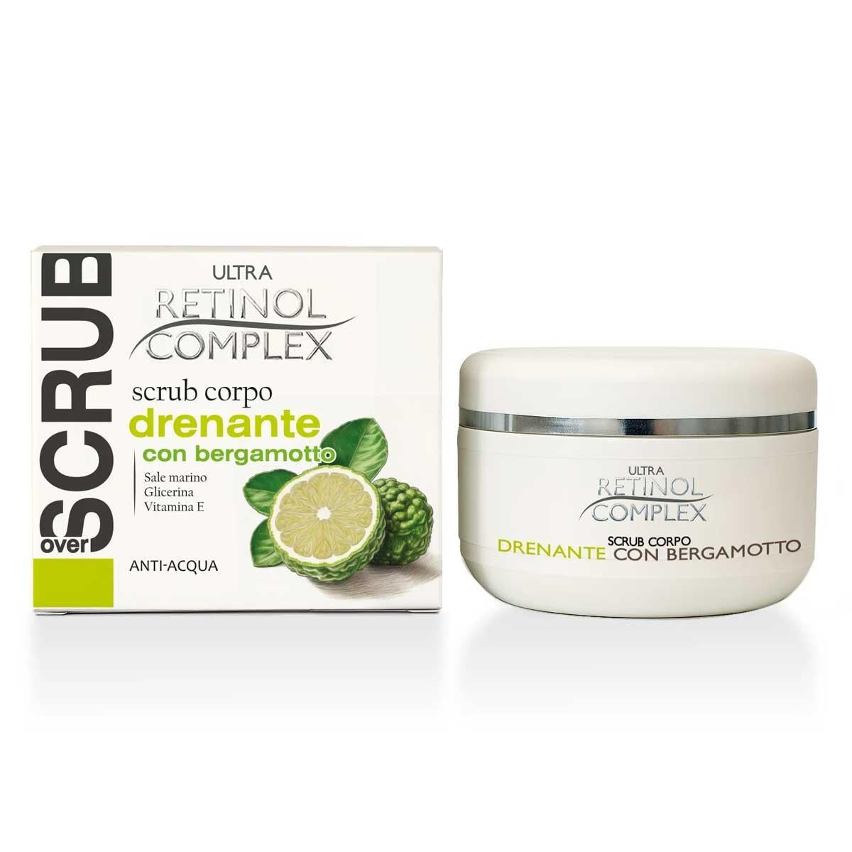 Retinol complex scrub corpo drenante con bergamotto