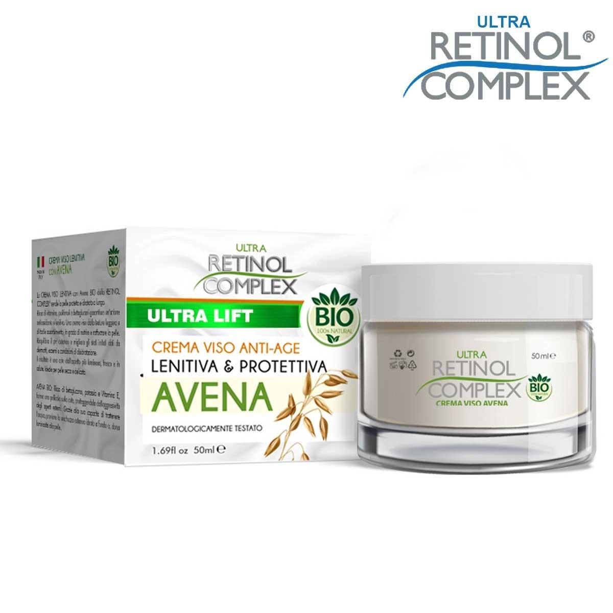Retinol complex crema viso anti-age avena