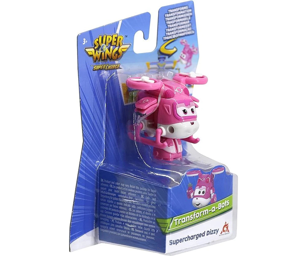 Super Wings Transform-a-Bots Supercharged Dizzy