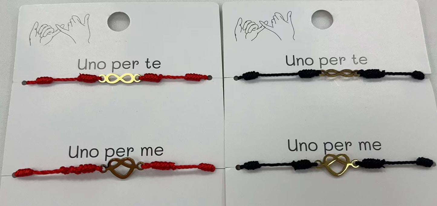 BRACCIALI DUO DELL' AMORE / AMICIZIA