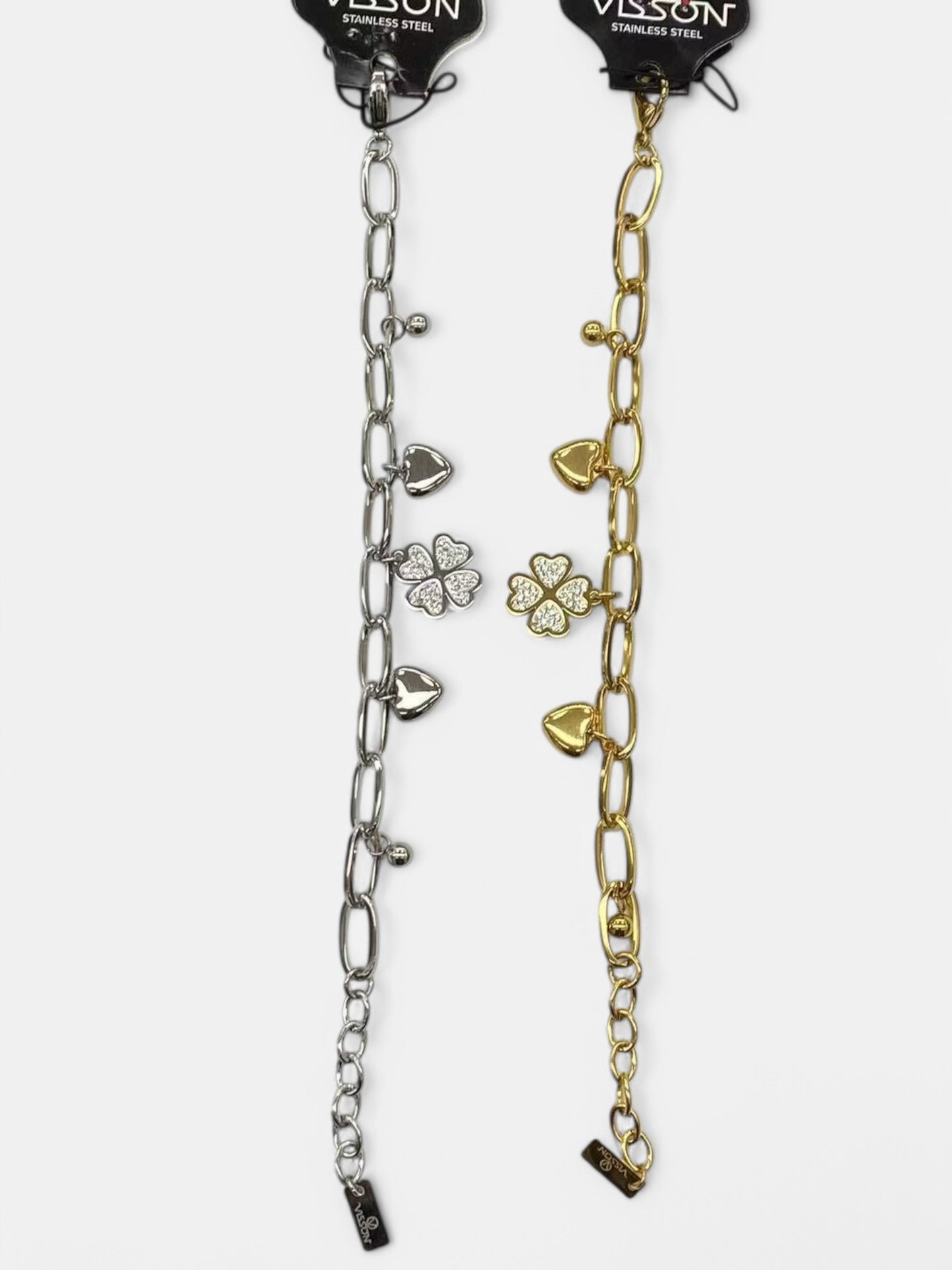 BRACCIALE PORTAFORTUNA QUADRIFOGLIO