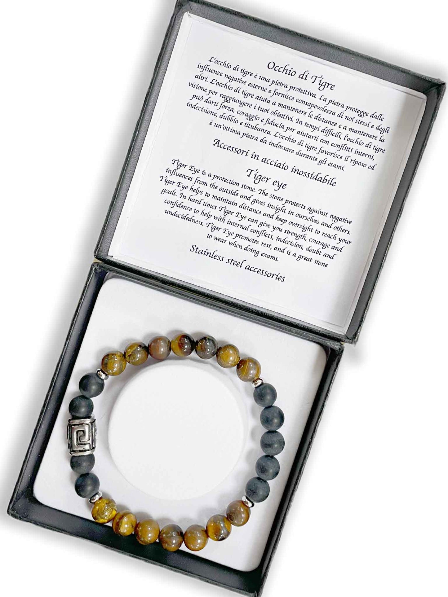 Bracciale Miro Portafortuna : OCCHIO DI TIGRE
