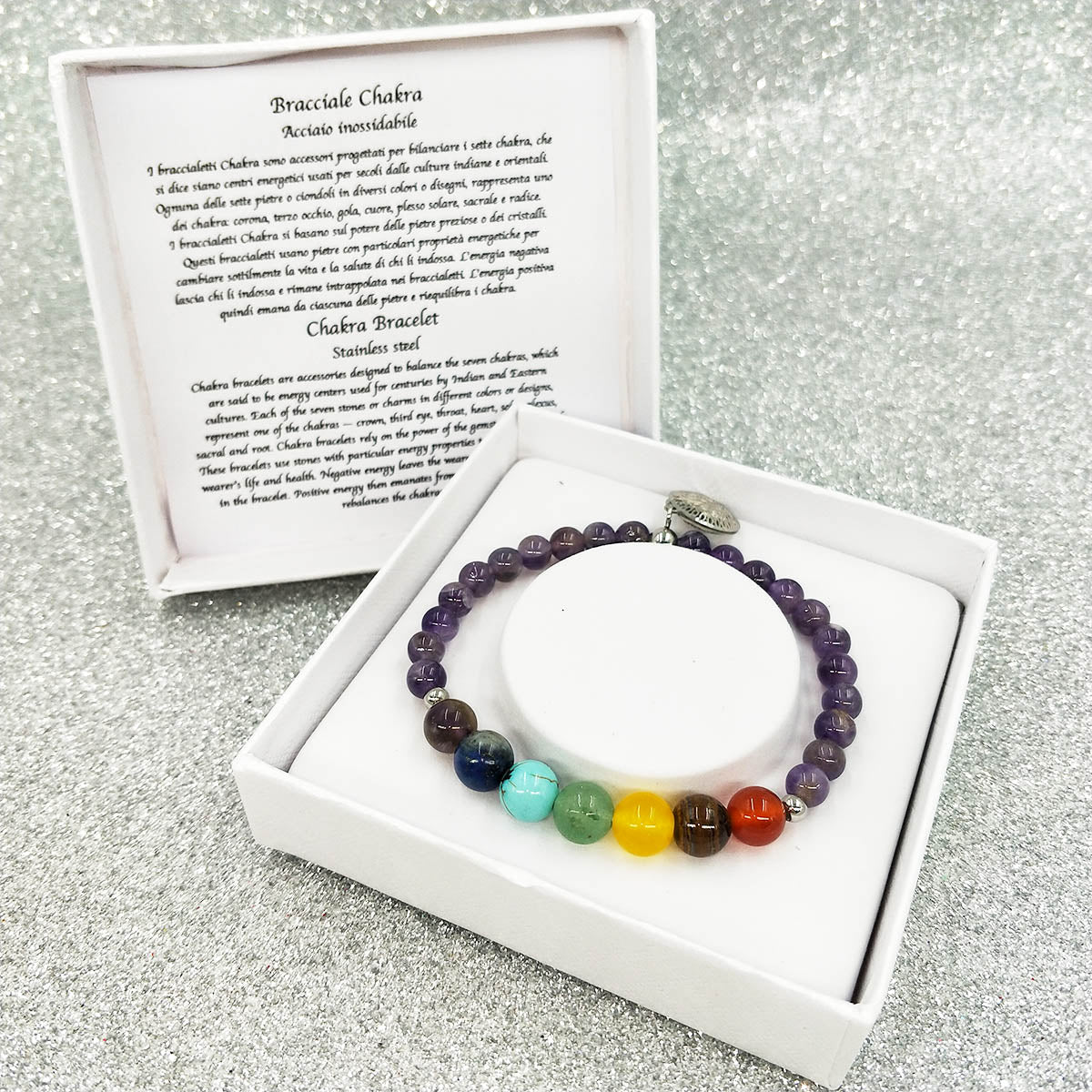 BRACCIALE PORTA FORTUNA : CHAKRA