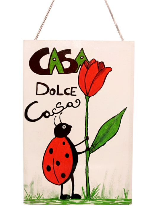 QUADRETTO IN LEGNO DIPINTO A MANO