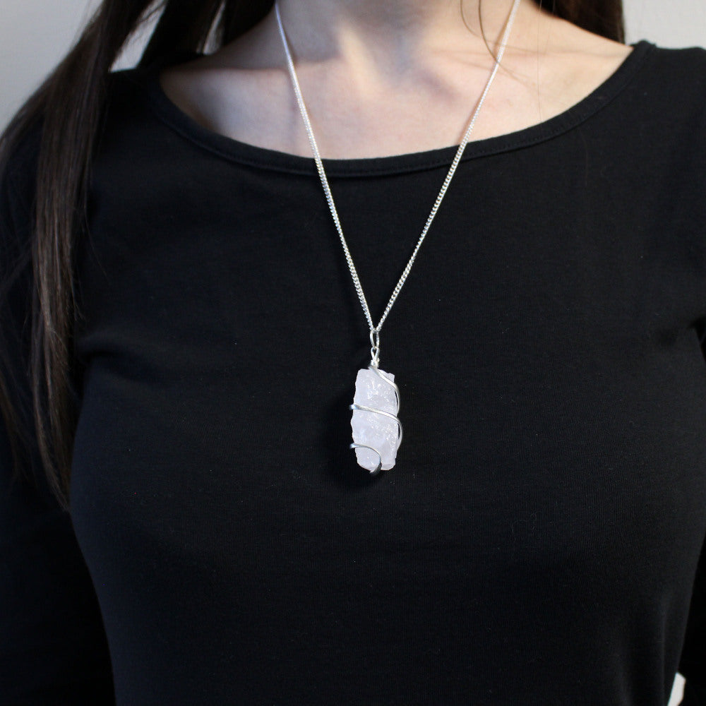 COLLANA OPALITE GREZZA