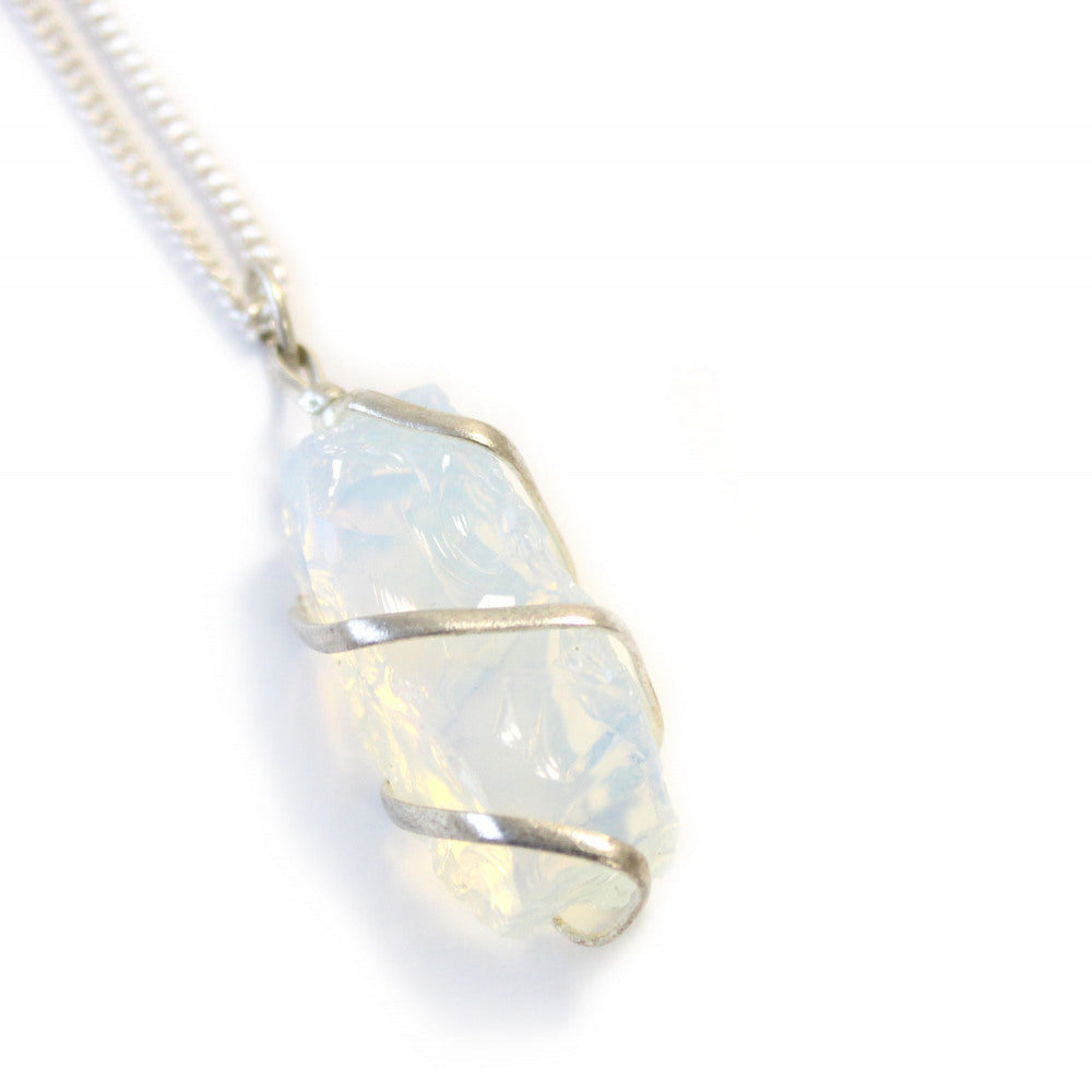 COLLANA OPALITE GREZZA
