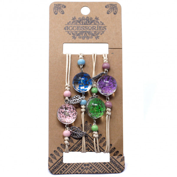 BRACCIALETTI Pretty Flower & Leaf Braclet