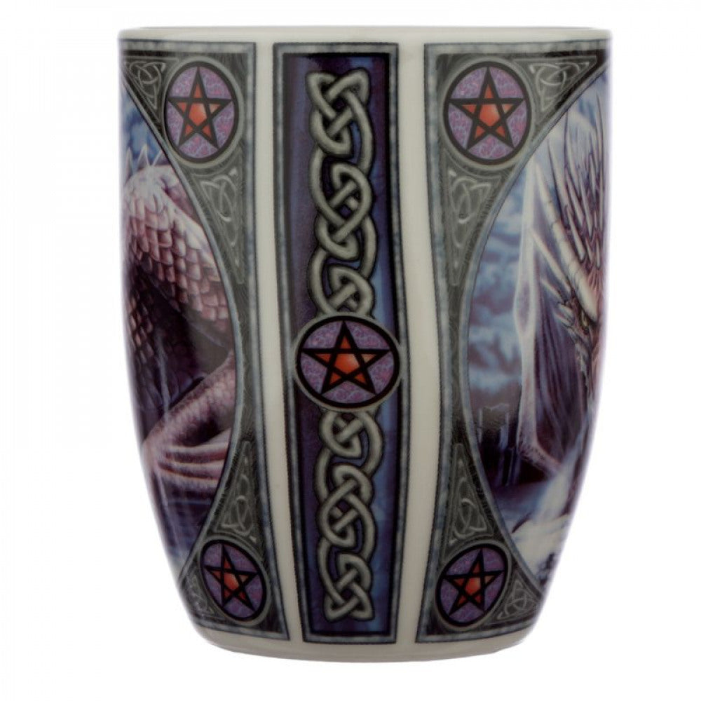 Tazza in porcellana Drago e Lupo - Lisa Parker