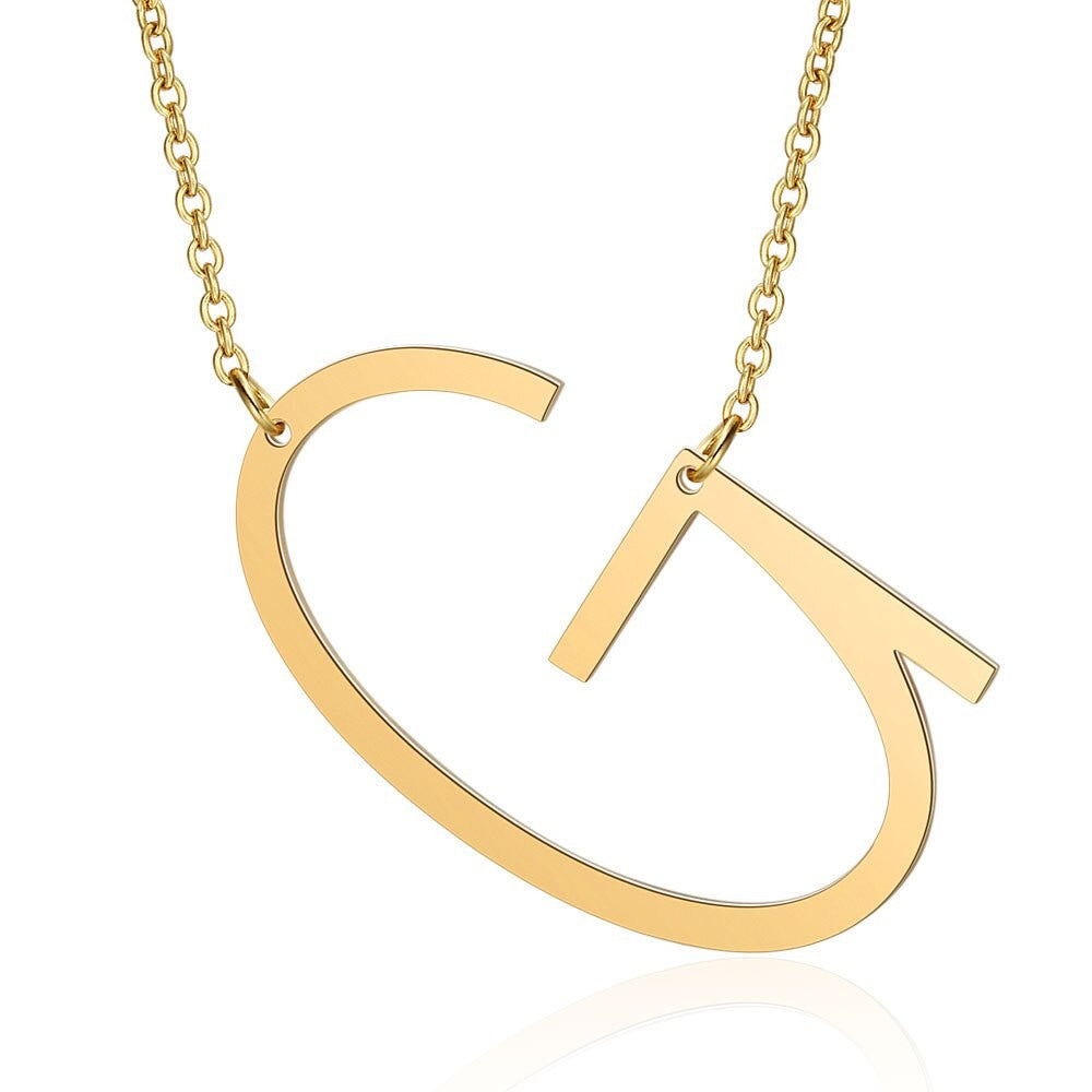 COLLANA PLACCATA ORO LETTERA G