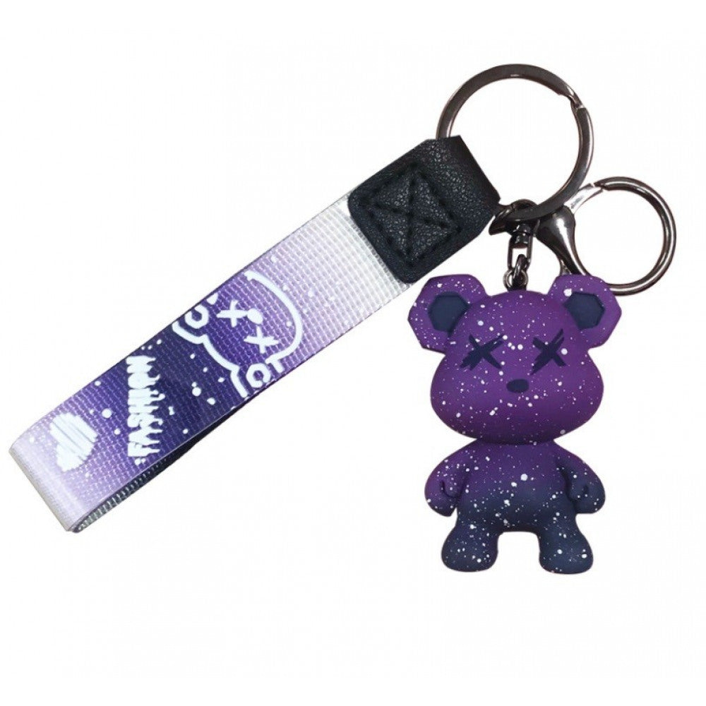 PORTACHIAVI ORSO GALAXY VIOLA