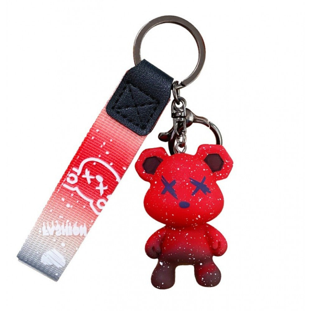 PORTACHIAVI ORSO GALAXY ROSSO