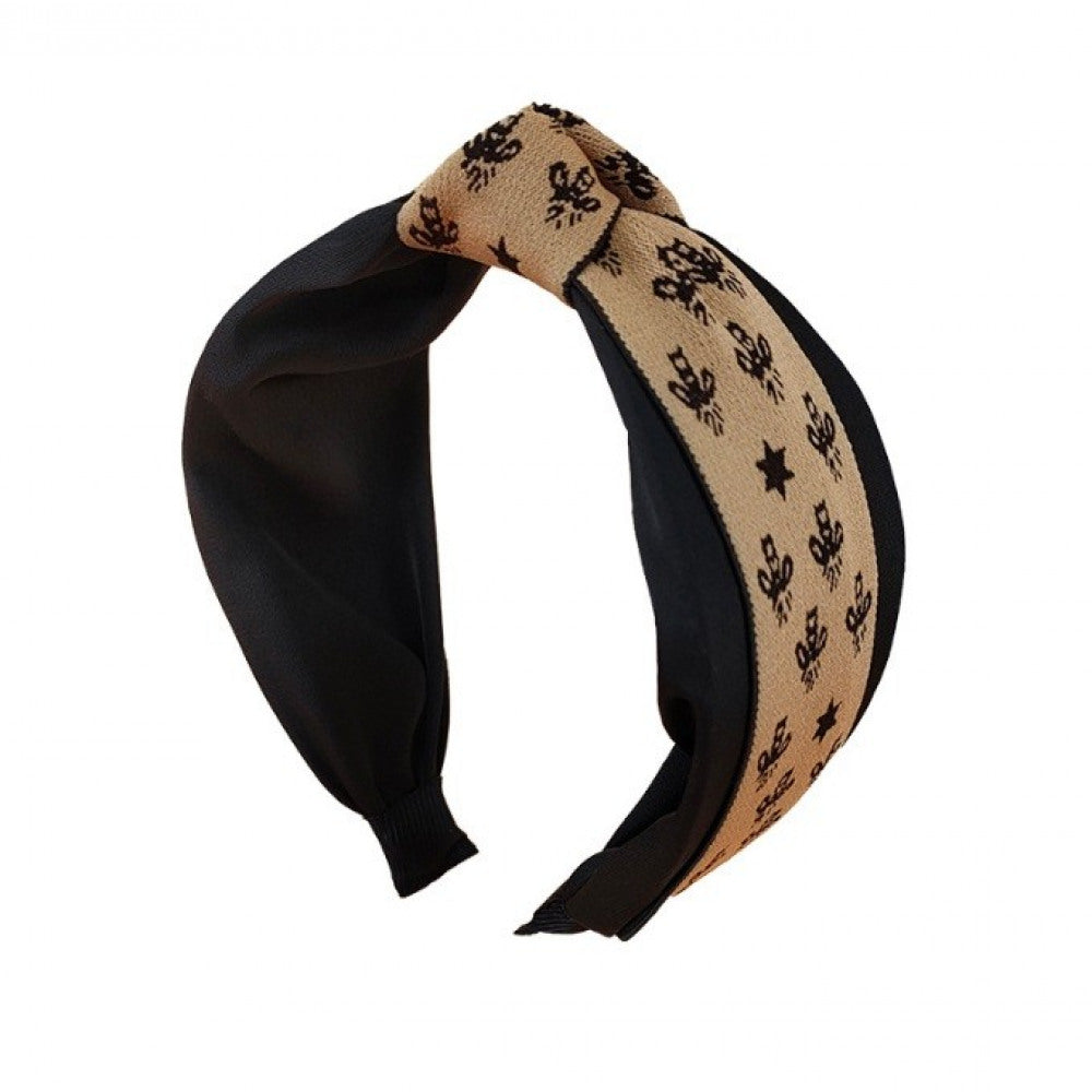CERCHIETTO TURBANTE MARRONE