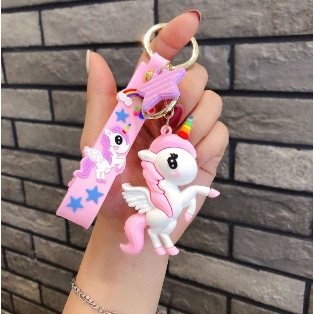 PORTACHIAVI UNICORNO ROSA