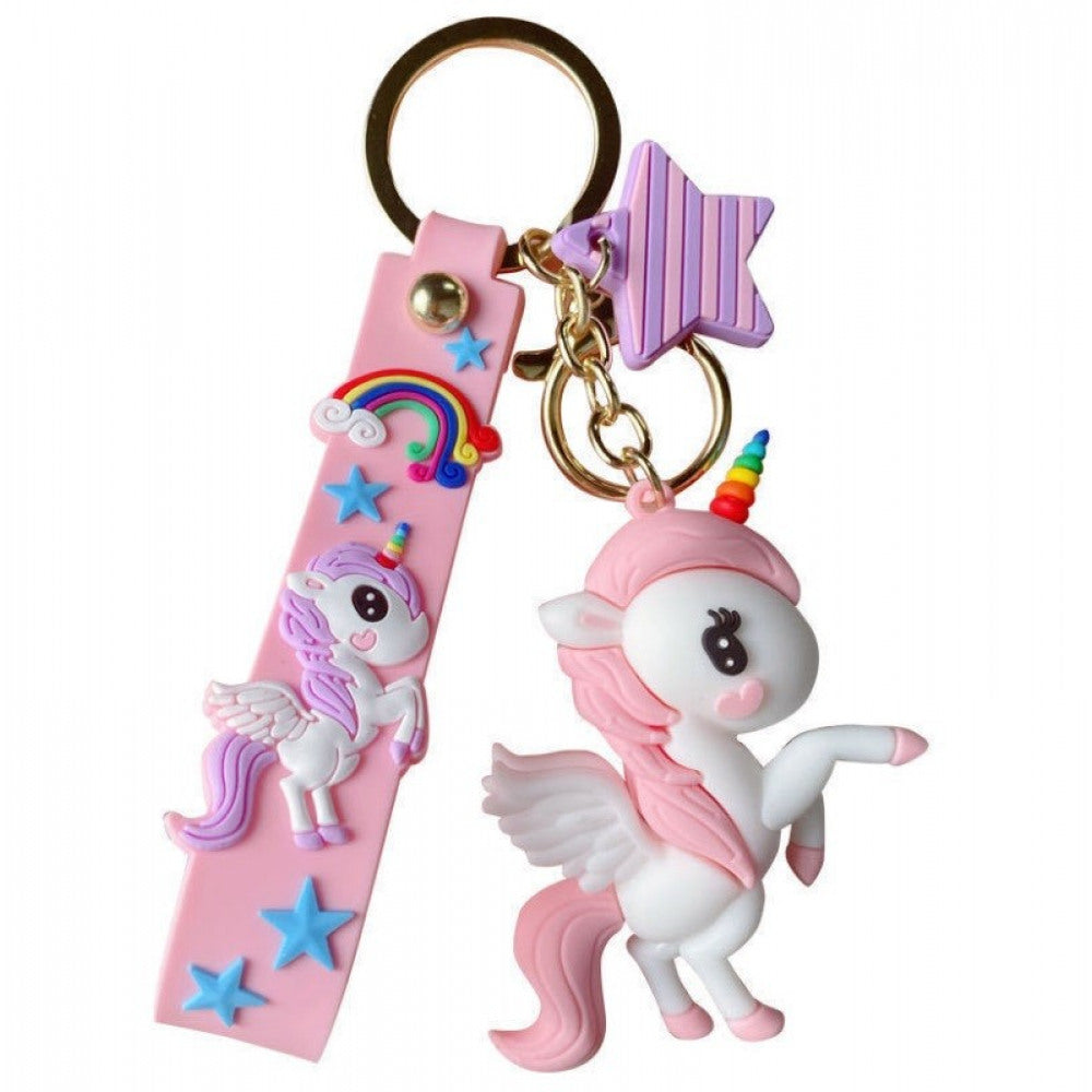 PORTACHIAVI UNICORNO ROSA