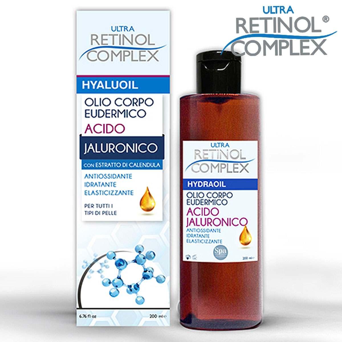 Retinol complex : ultra olio corpo acido jaluronico