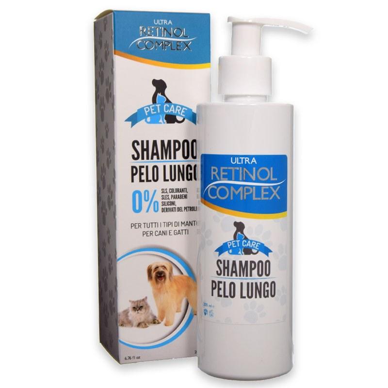 RETINOL COMPLEX : SHAMPOO PELO LUNGO PER CANI E GATTI