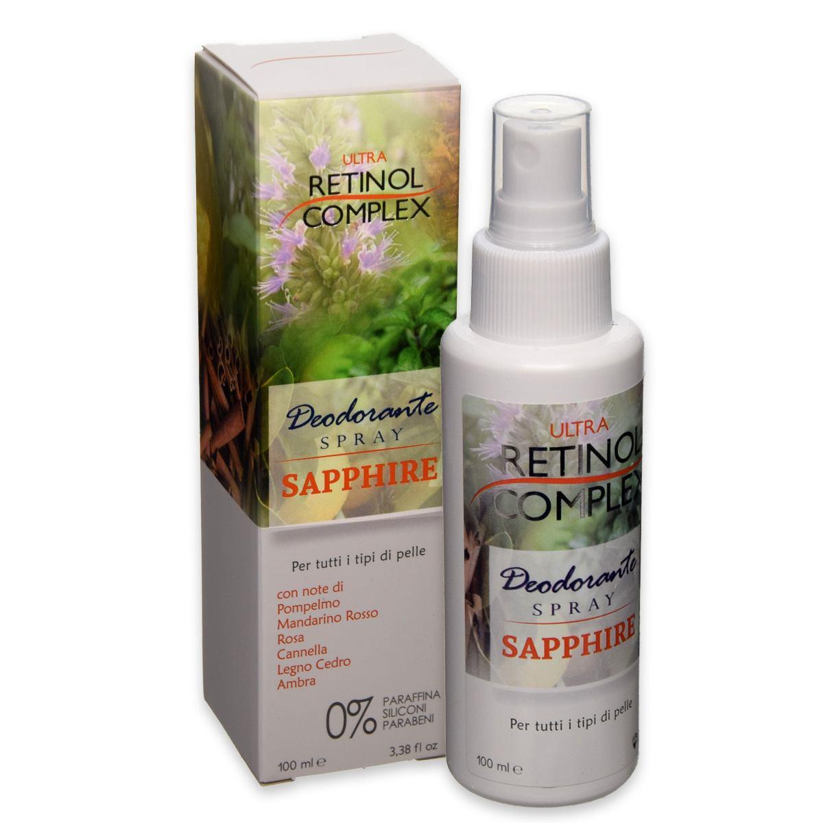 RETINOL COMPLEX : DEODARANTE SPRAY SAPPHIRE