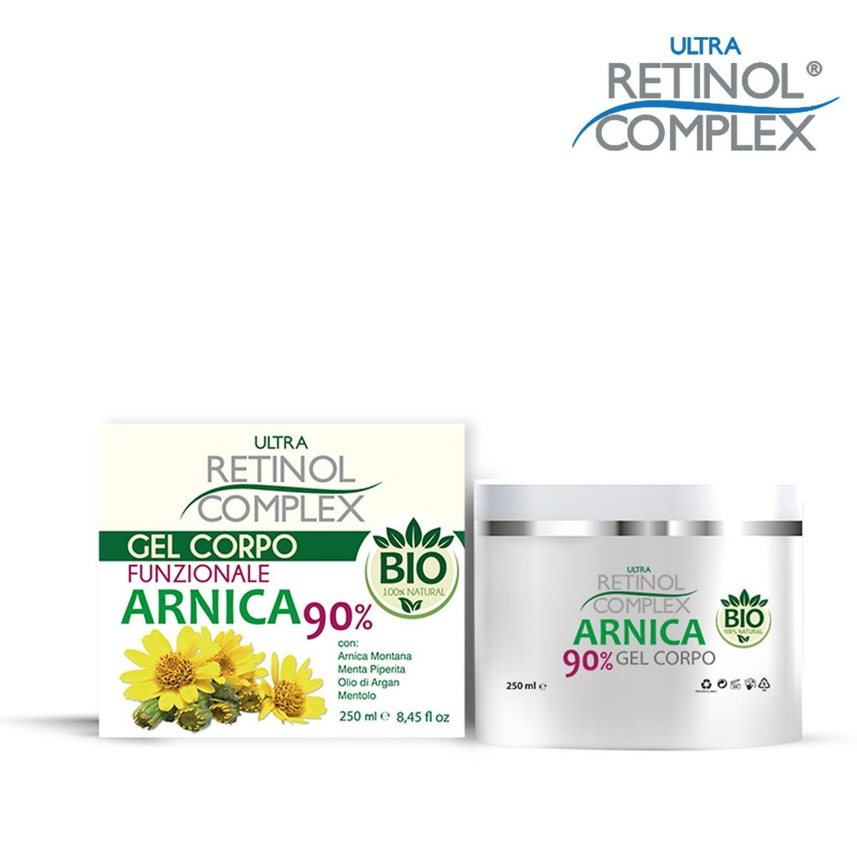 Retinol complex linea bio gel corpo arnica 90%