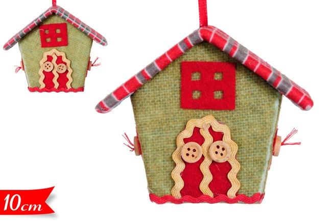 DECORAZIONE NATALIZIA CASETTE