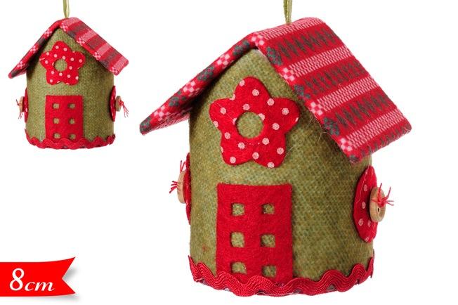 DECORAZIONE NATALIZIA CASETTE