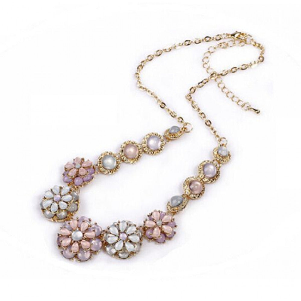 COLLANA CON FIORI
