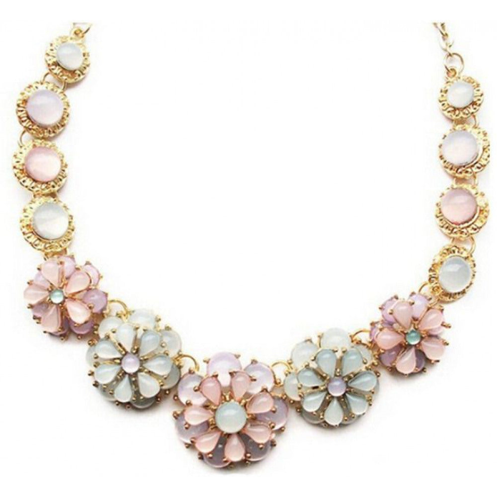 COLLANA CON FIORI