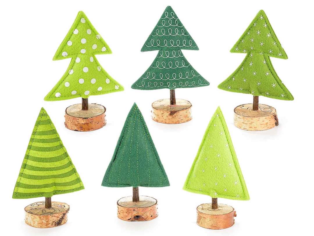 ALBERO DI NATALE IN PANNO