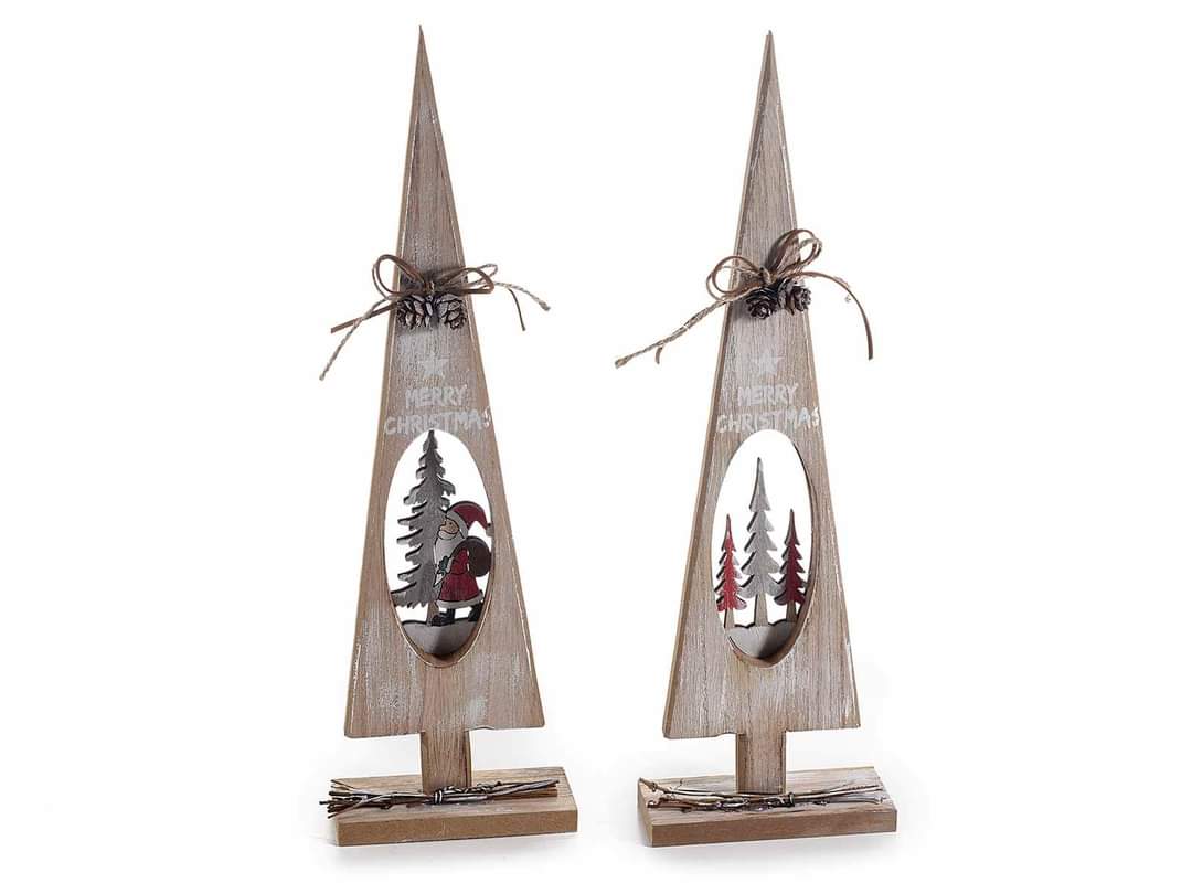 ALBERO DI NATALE IN LEGNO