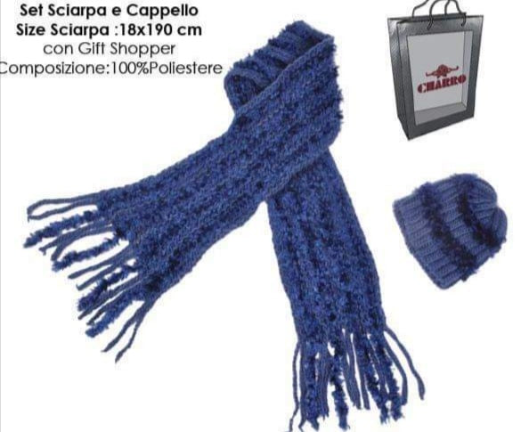 SCIARPA CHARRO BLU ELETTRICO