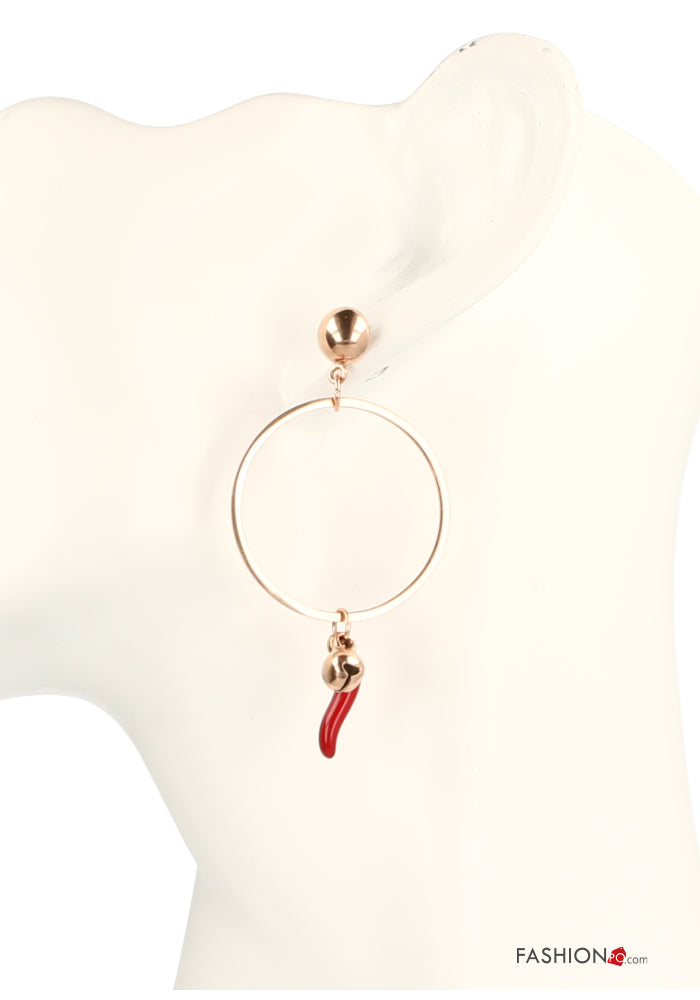 ORECCHINI RED HOT