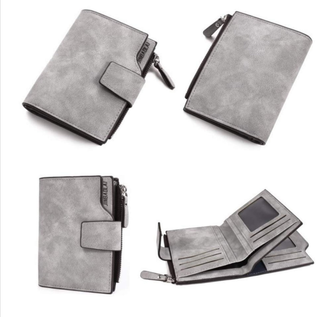 PORTAFOGLIO NABUK GRIGIO