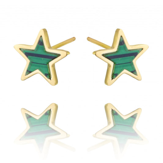 ORECCHINI STELLA VERDE