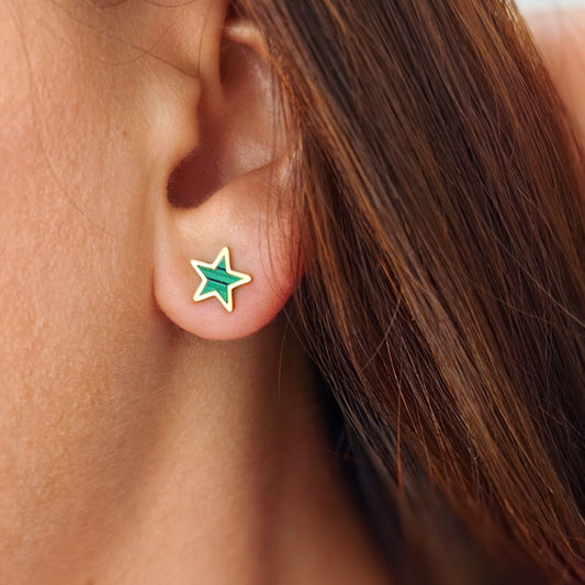 ORECCHINI STELLA VERDE