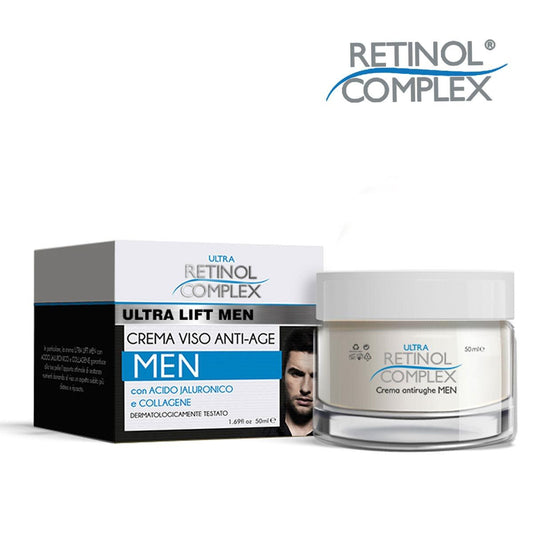 Retinol complex crema viso anti - age men