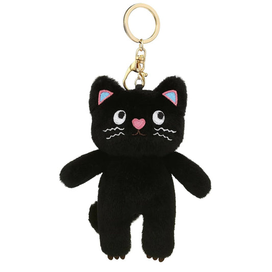 Portachiavi maxi di peluche a forma di gattino