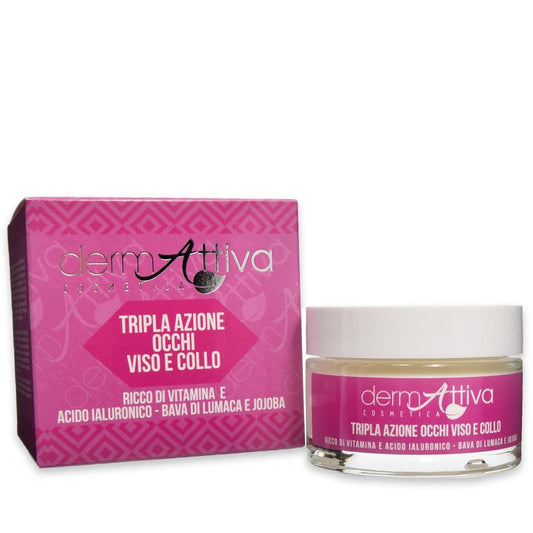 Dermattiva crema viso triplazione occhi viso e collo