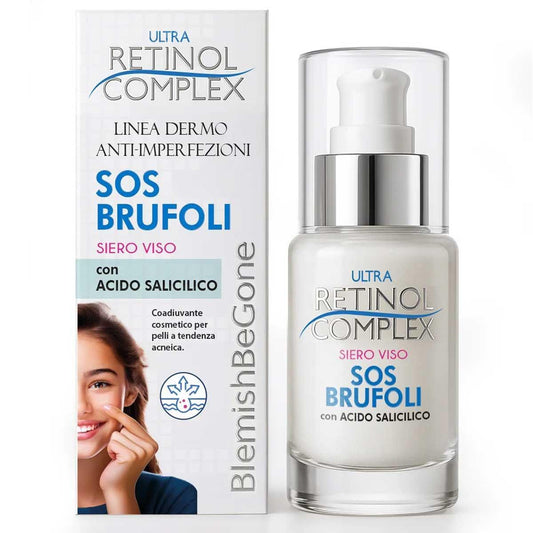 Retinol complex siero viso linea dermo anti-imperfezioni sos-brufoli
