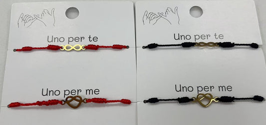 BRACCIALI DUO DELL' AMORE / AMICIZIA