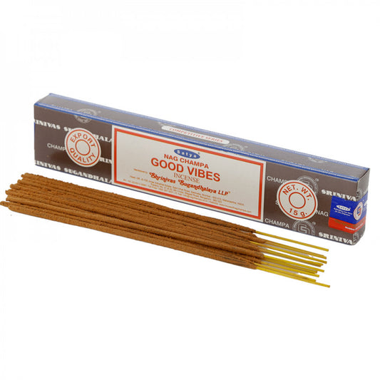 Bastoncini di incenso Satya Nag Champa Good Vibes